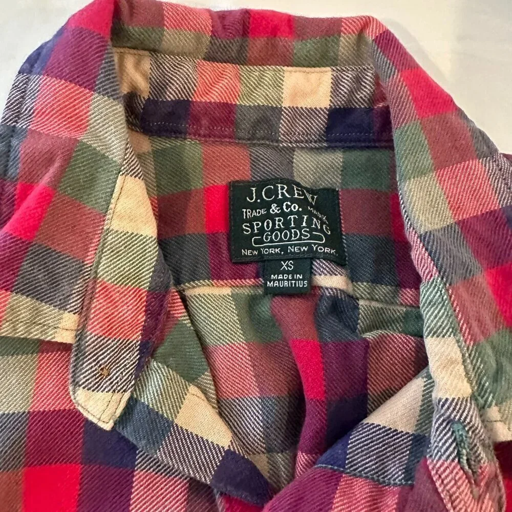Jcrew Flannel Button Down